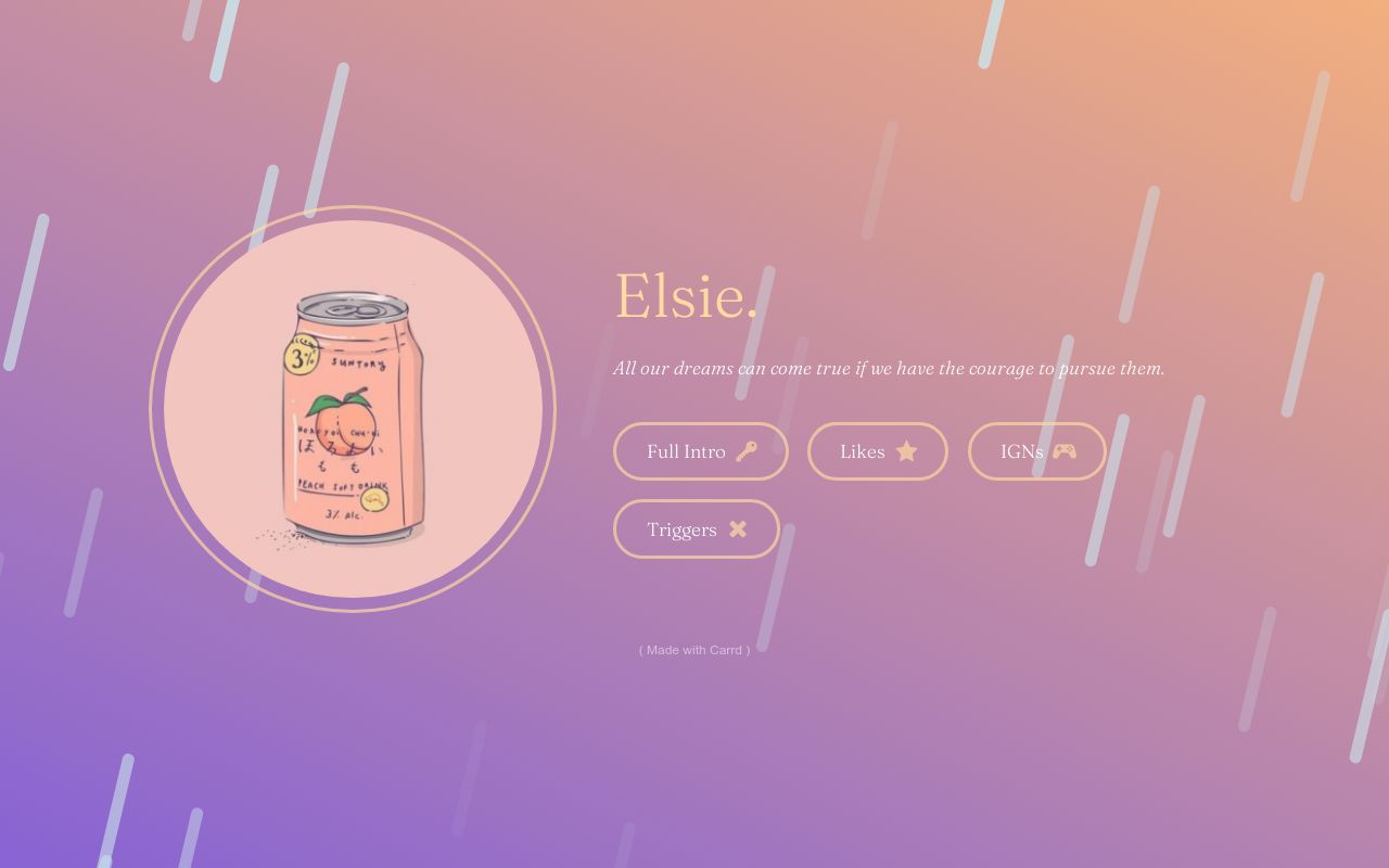 Carrd profile picture for @elsii